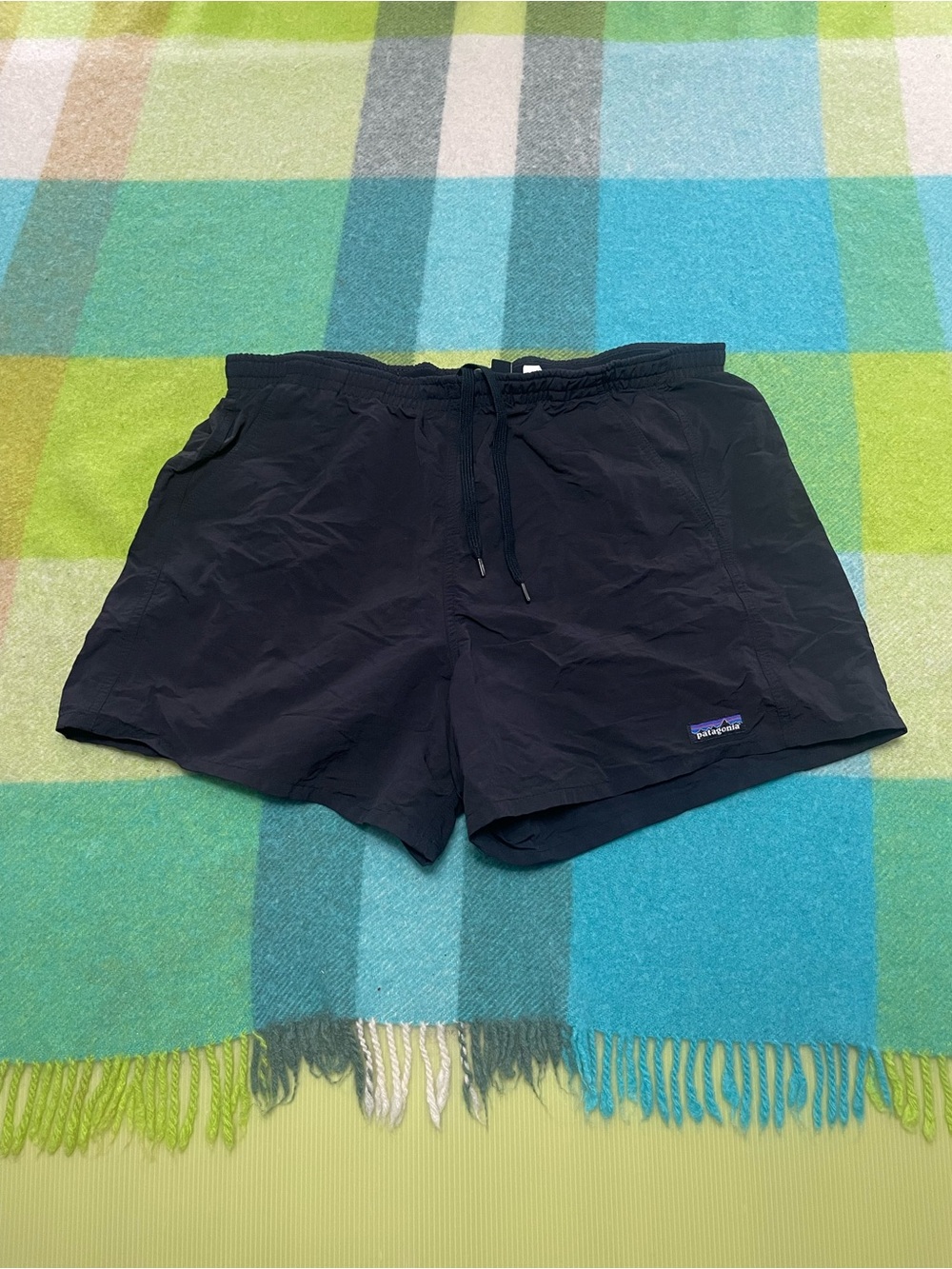 Patagonia Baggies Black Nylon Shorts